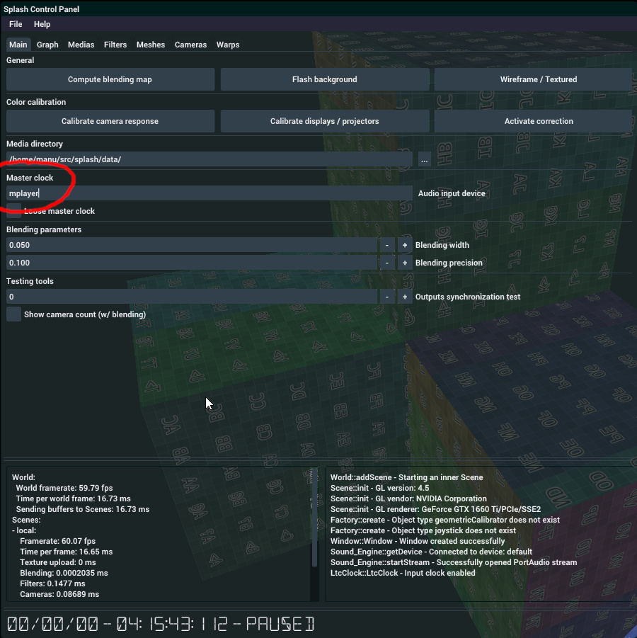 Set input clock device